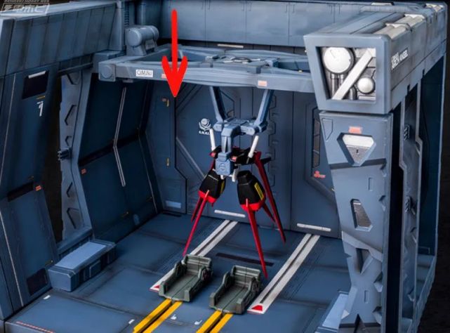 新品:megahouse rms gs05 hg用大天使号格纳库实物样品详情