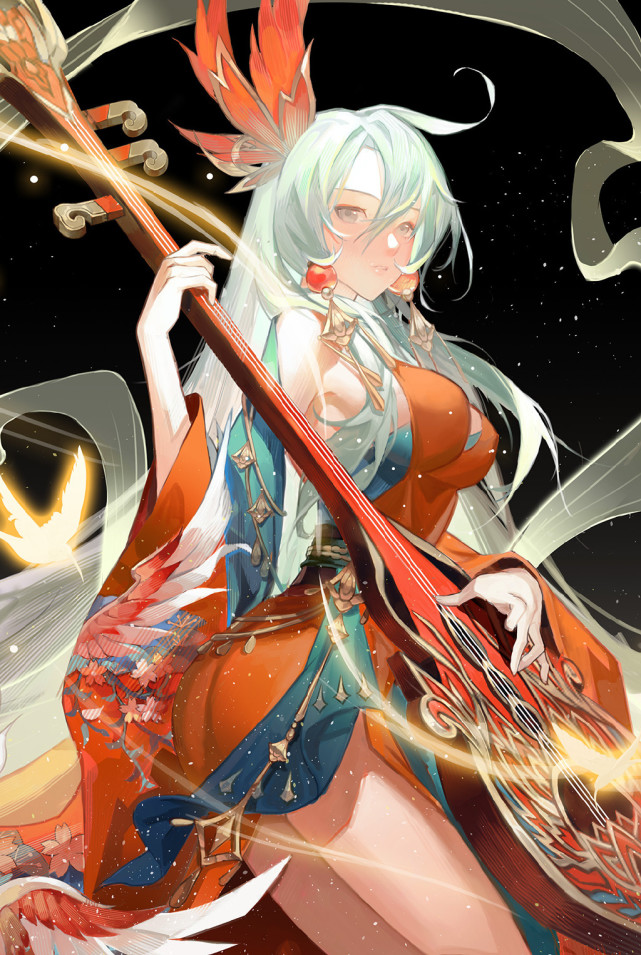 阴阳师百绘罗衣:ssr紧那罗顶级同人皮肤 完美搭配不知火典藏皮