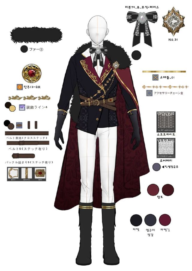 图片来源 / twi:@haeong1105画师 /@haeong1105想画华丽贵族人设收藏