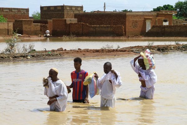 外媒：苏丹暴雨引发洪水全国近23万人受灾