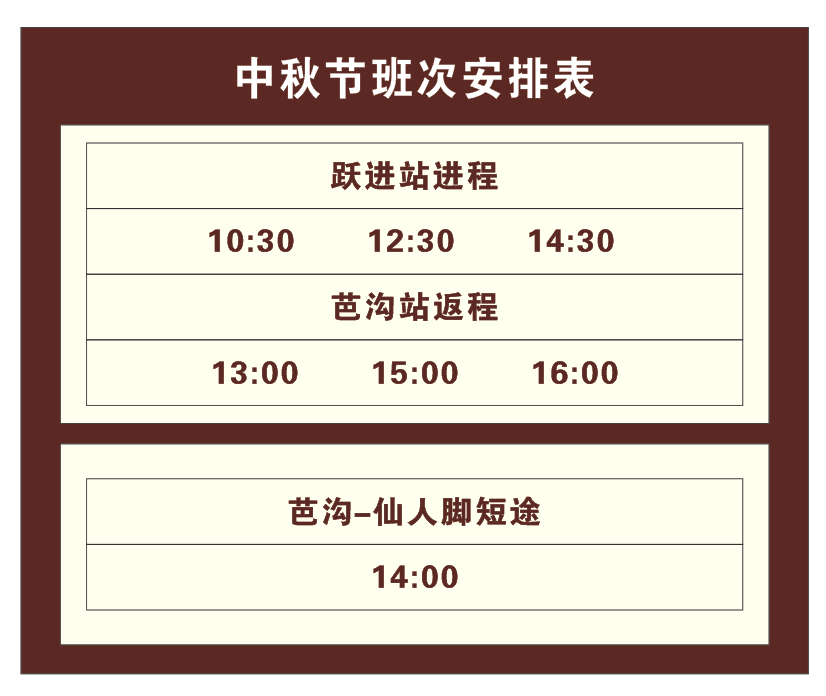速看 嘉阳小火车中秋节班次出炉啦 腾讯新闻