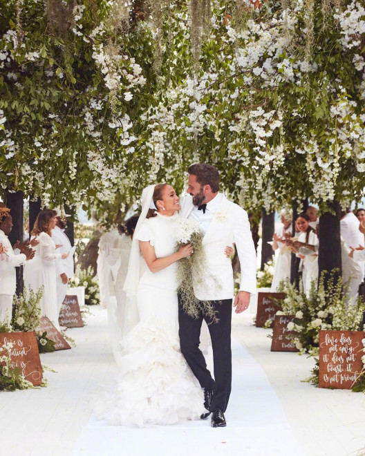 本·阿弗莱克詹妮弗·洛佩兹婚礼照释出!