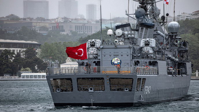 土以关系回暖？时隔12年，土耳其军舰首次停靠以色列港口