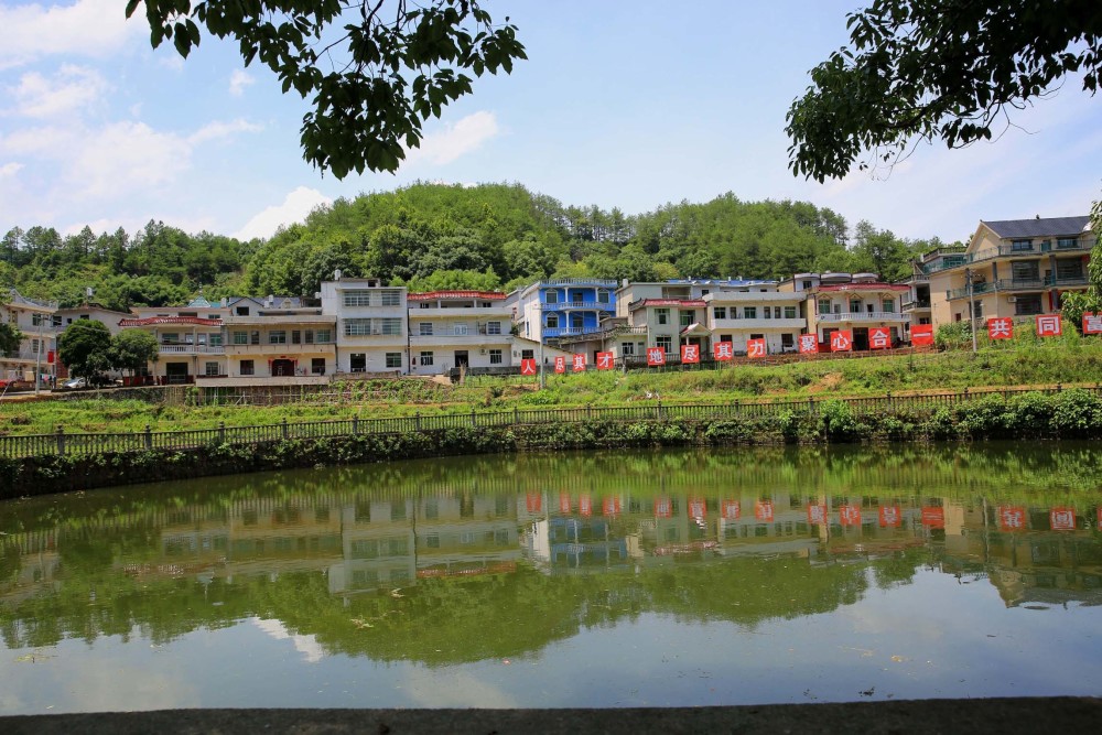 江西横峰港边海景村村民开门见海居住环境让人羡慕