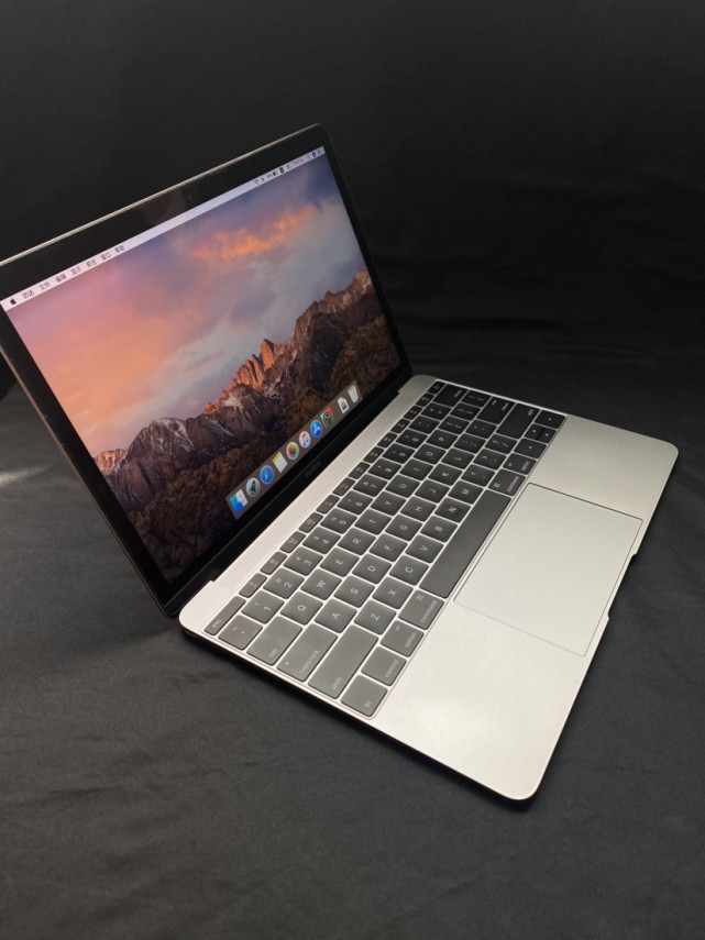 出苹果12寸灰色笔记本电脑高颜值视网膜macbook 16款
