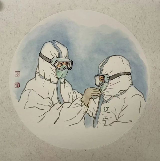 以艺抗疫美术作品(七)