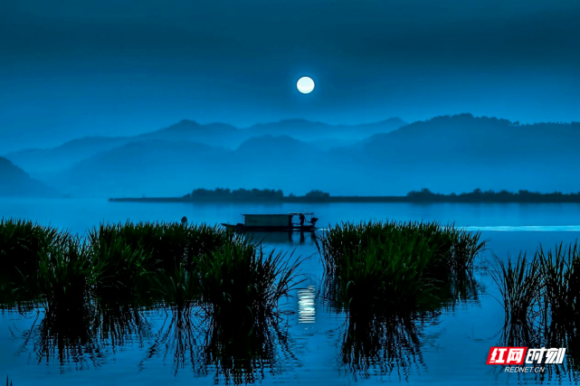 又能在蓝墨水的上游体味"东船西舫悄无言,唯见江心秋月白"的静谧