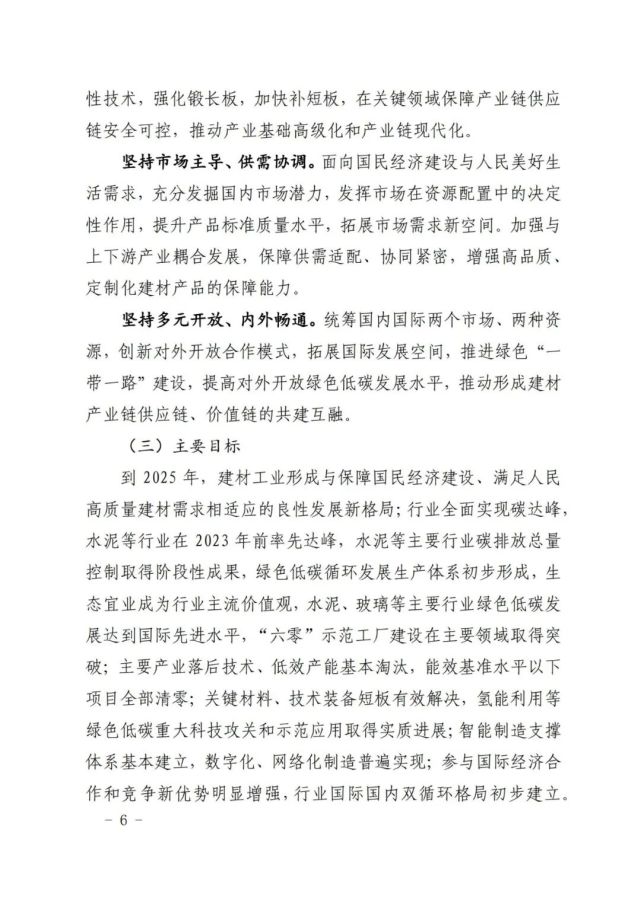 建材工业“十四五”发展实施意见发布(全文)(图6)