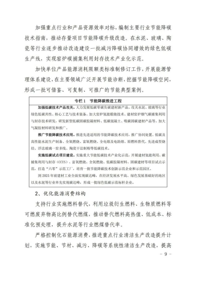 建材工业“十四五”发展实施意见发布(全文)(图9)