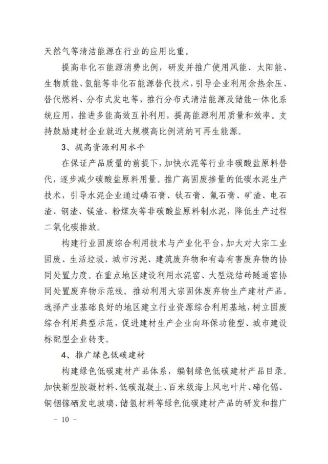 建材工业“十四五”发展实施意见发布(全文)(图10)