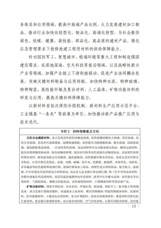 建材工业“十四五”发展实施意见发布(全文)(图13)