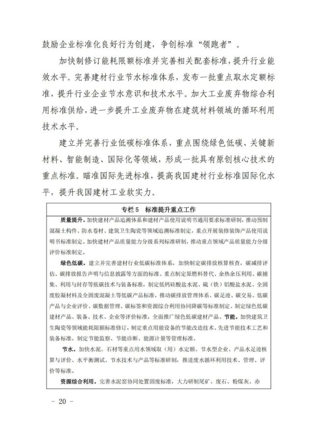 建材工业“十四五”发展实施意见发布(全文)(图20)