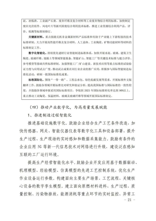 建材工业“十四五”发展实施意见发布(全文)(图21)