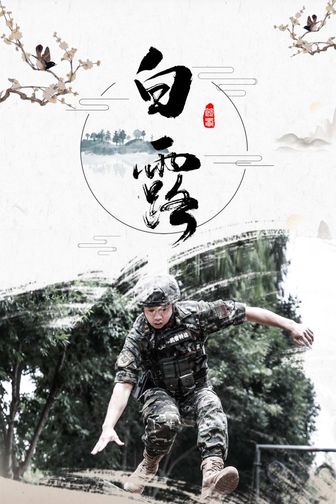 海报丨白露已至领略兵哥哥的秋训风采！