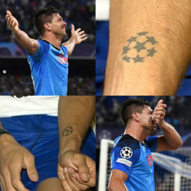 儿时梦想终实现13岁纹身立志踢欧冠27岁迎欧冠首球喜极而泣