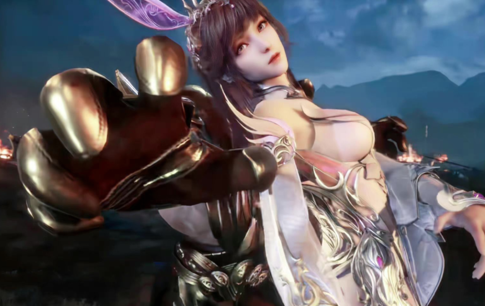 斗罗大陆小舞觉醒新形态桃花战衣加纯银护甲太养眼八段摔踢废魔熊斗罗