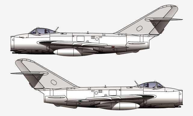 米格-17战斗机f-101"魔术师"战斗机f-100"超级佩刀"战斗机这批飞机撑