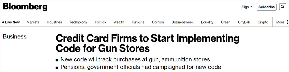 在美国通过信用卡购买的枪支将可被追踪，控枪倡导者：这是一个重大胜利