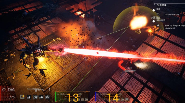 Steam最受欢迎的游戏推荐，未来手雷自带粘性能将敌人炸碎