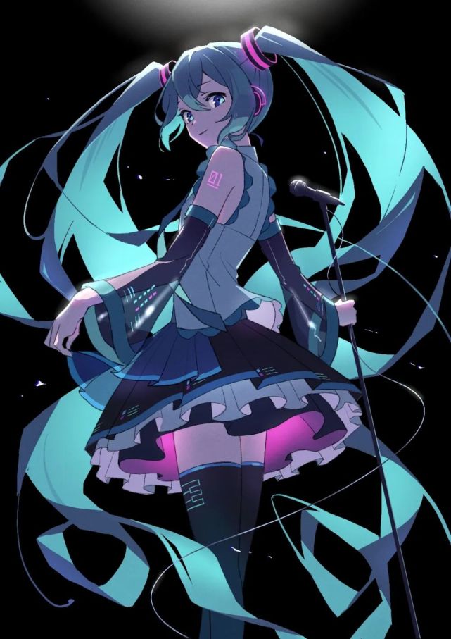 壁纸《初音未来》梦想的颜色的蓝色!