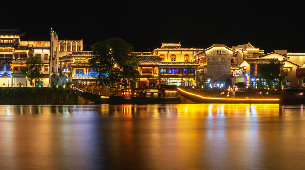 怀化夜景图片