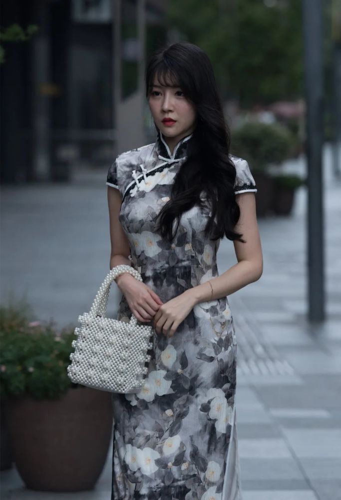 复古优雅的穿搭,充满古色古香的旗袍,唯美典雅魅力四射插图