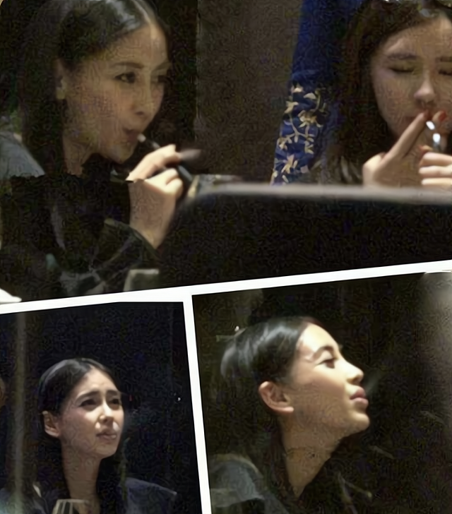 杨颖室内抽烟再被拍,盘腿坐椅子上吞云吐雾,曾发誓要为儿子戒烟