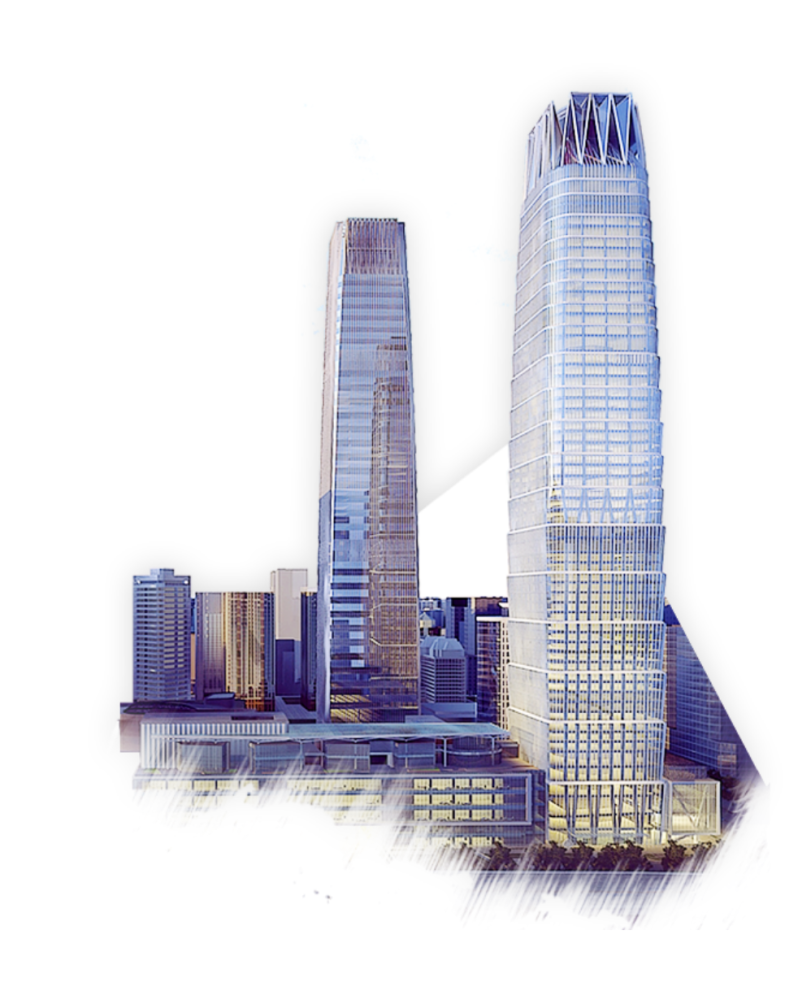 国贸中心是按使用面积出租的