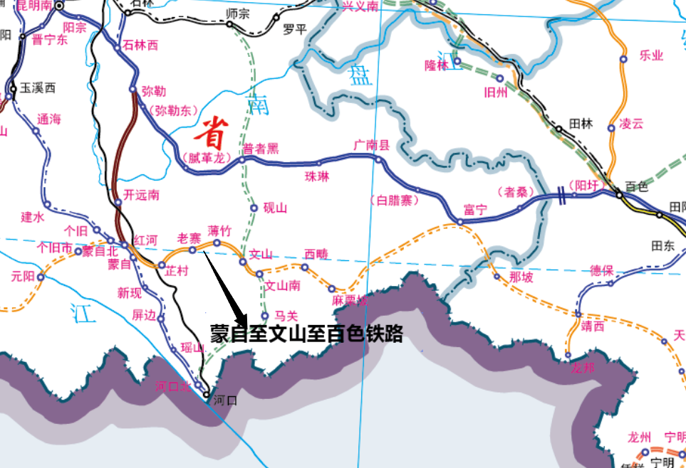 临沧至普洱铁路线路图图片