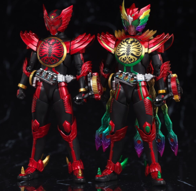 假面骑士ooo永恒结婚鸟真骨雕实物 鸟联组和凤凰座一辉完美融合