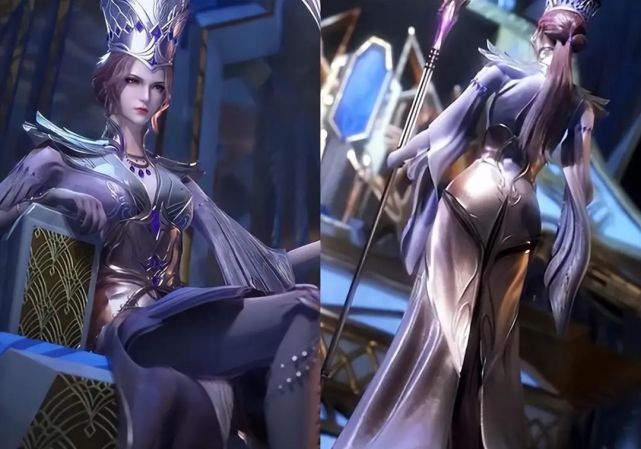 无论是身材,颜值还是气质都完美贴合原著对比比东的描述教皇比比东而