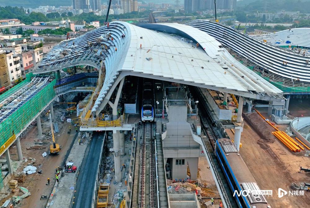 图集深圳14号线开通倒计时三大综合交通枢纽靓相抢先看