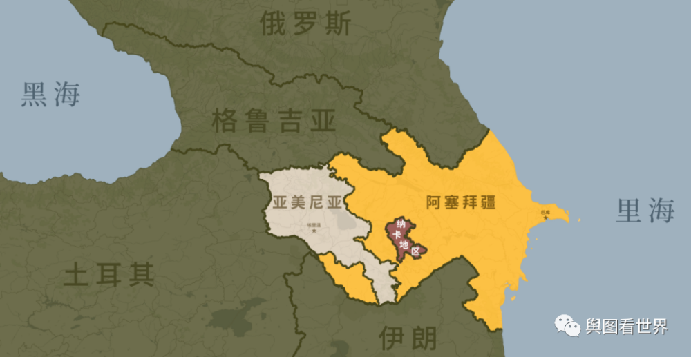 国家趣谈56外高加索地区局势大国博弈与小国政治之六国演义