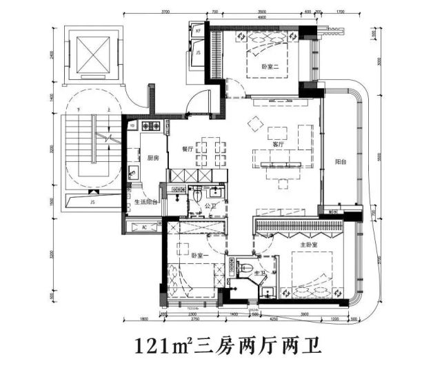 丹华公馆户型图图片