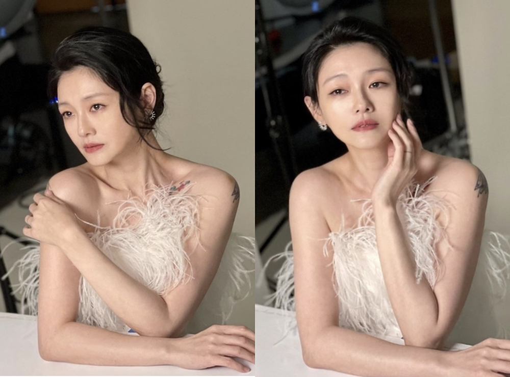 45岁大s复出拍广告,胸前纹具俊晔名字,法令纹抢镜老了好多