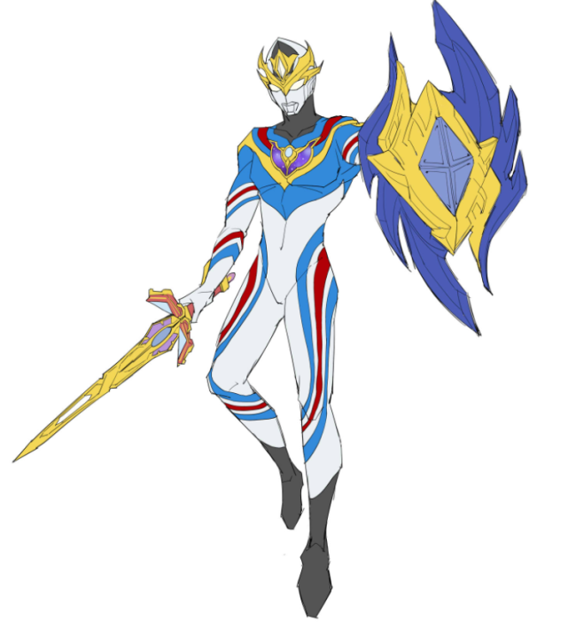 德凯奥特曼最终形态专属武器公开可以切换成水晶盾的绝影旋风刀