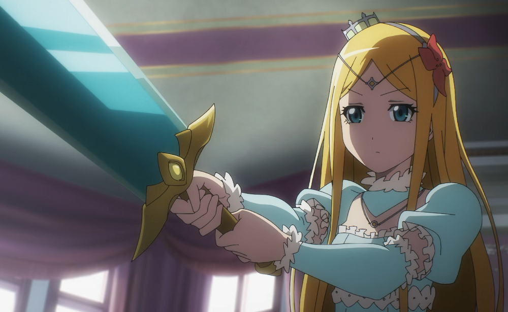 overlord轻松把玩黄油刀的黄金公主用弑父剑让老东西爆金币