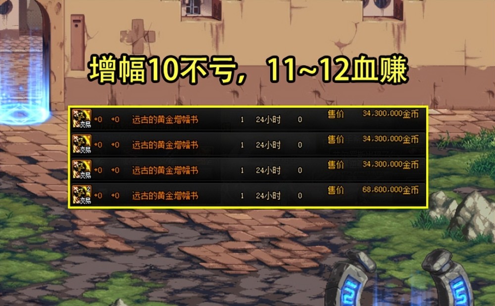 吃鸡外挂 DNF 金秋道具首日物价汇总 E款时装2800W 格斗天空比枪手贵