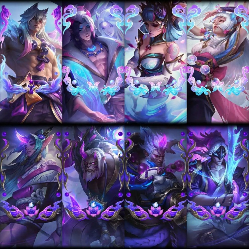 灵魂莲华2022系列皮肤信息汇总:原画,炫彩,模型,设计图 - 灵魂莲华