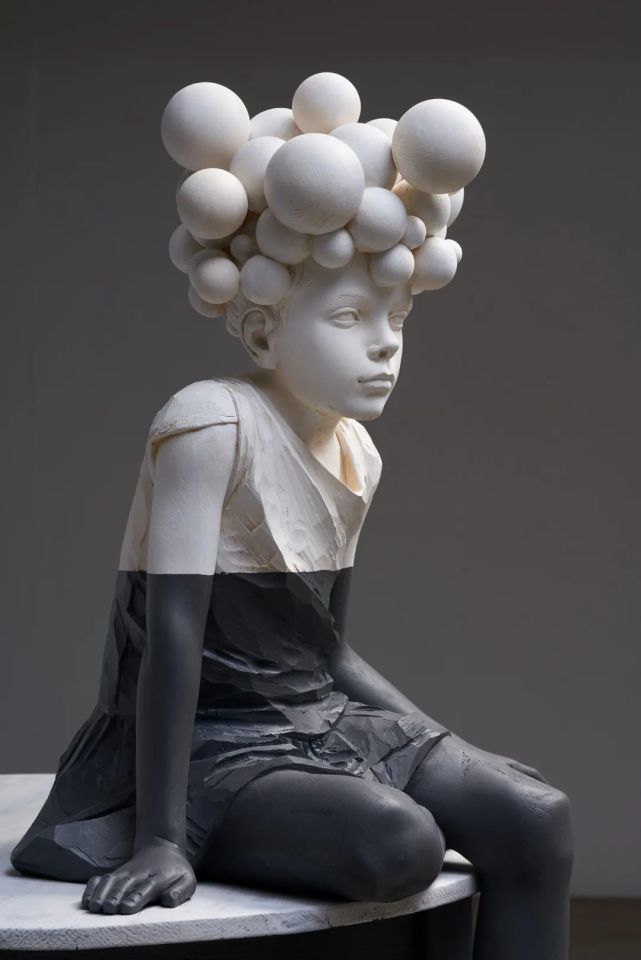 意大利木雕大师willy verginer——超现实主义色彩雕塑