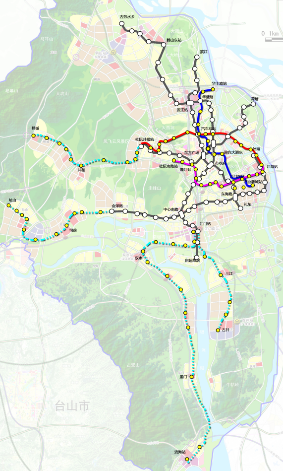 江門市四條地鐵和廣州地鐵1828號地鐵延長線你更期待哪個