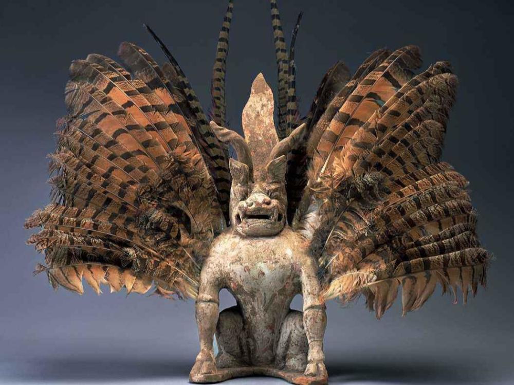 中国唐時代女官俑 R49