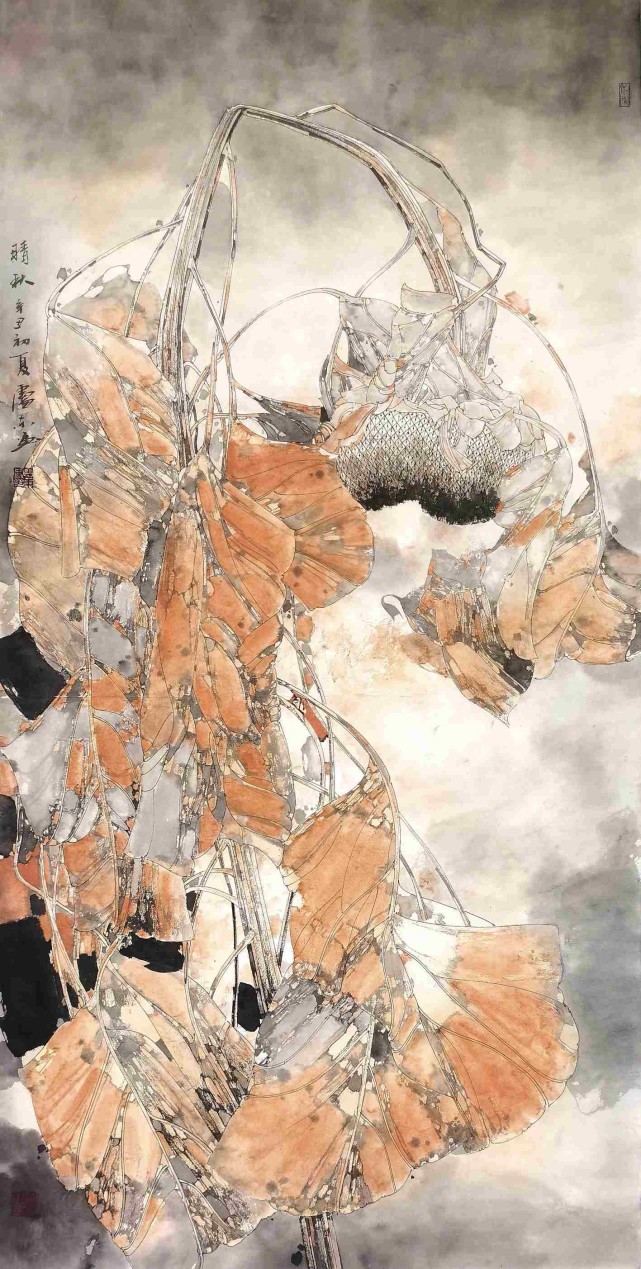 画家卢东:浅淡传统工笔花鸟画中抽象因素的介入