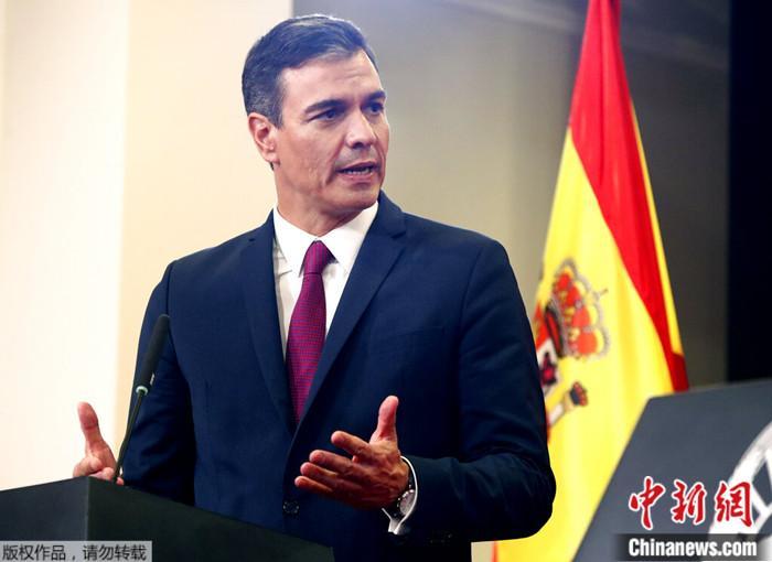 西班牙首相桑切斯新冠病毒检测呈阳性