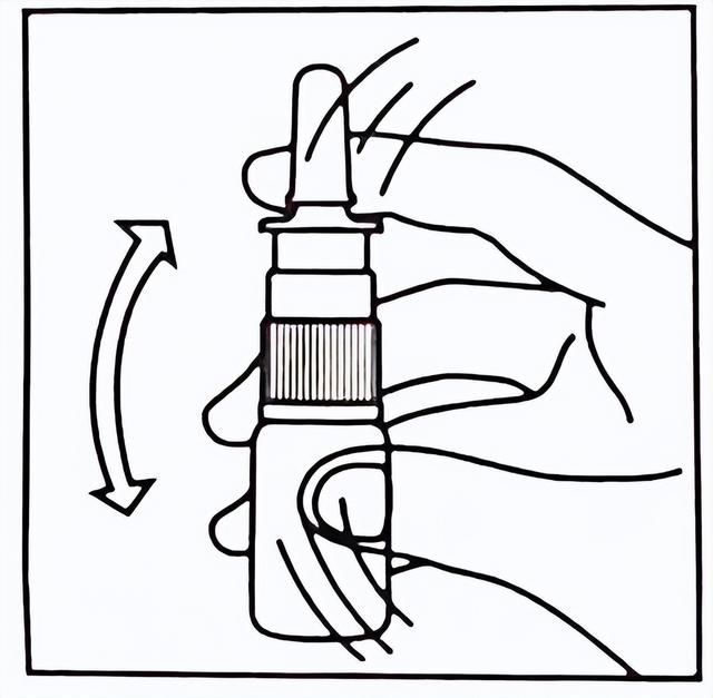 正确的喷鼻方法图片图片