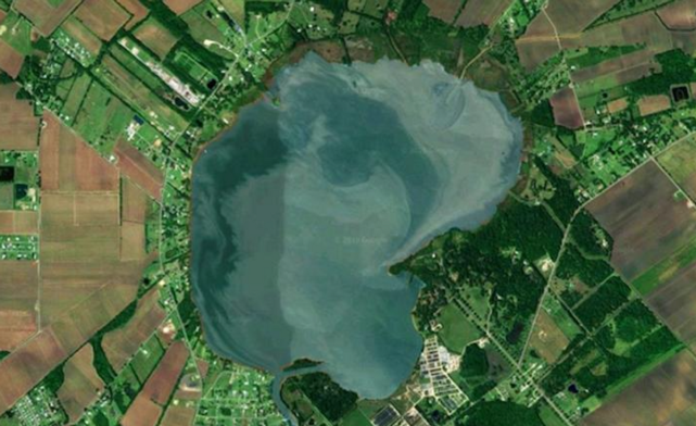 皮内尔湖就在路易斯安那州的南部地区,这里的湖水经过运河流入到