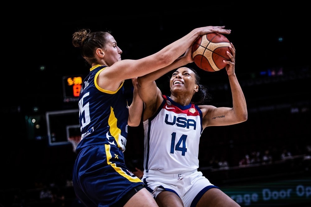 美国女篮统治力多强5连胜净胜231分世界第二还差138分才追平