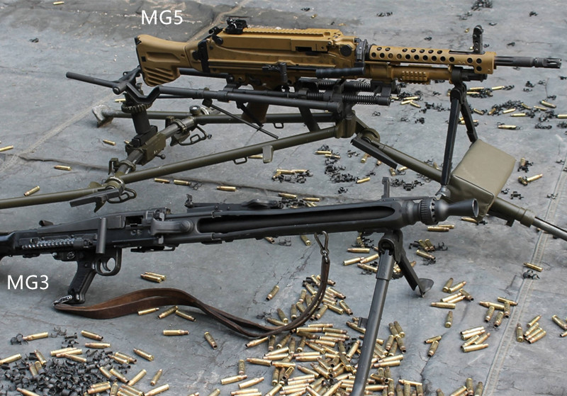 德军手中最先进的机枪mg5通用机枪