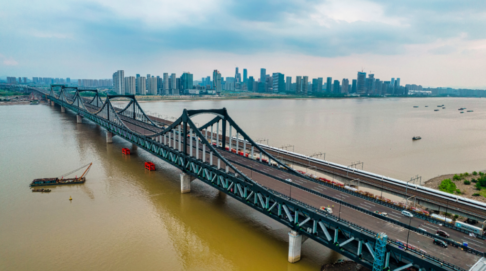 双层,公轨两用,杭州亚运会重要交通保障项目新彭埠大桥将通车_腾讯