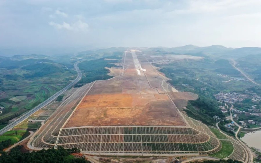 花鹿坪机场建设进度图片